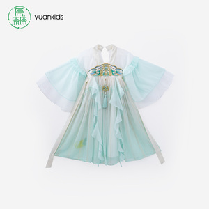 厵女童汉服25春季新款中国风女宝宝超仙襦裙古装古风连衣裙演出服