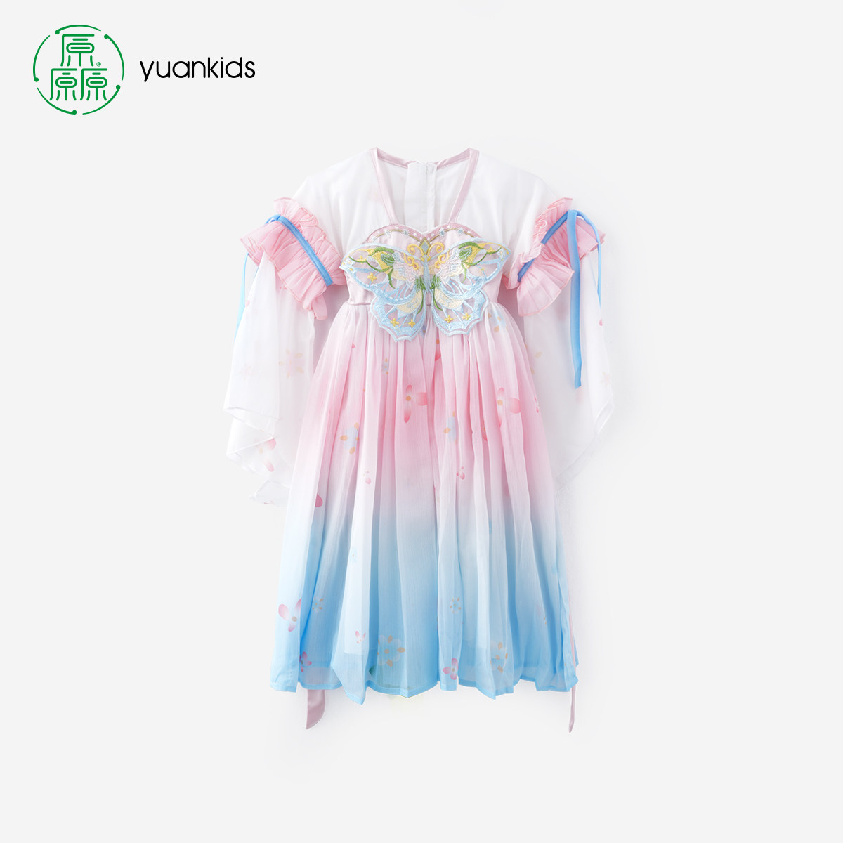 厵汉服女童春春2025新款中国风唐装长袖古风襦裙女宝连衣裙演出服,童装/婴儿装/亲子装,汉服,淘宝优惠券,粉丝福利购,淘宝优惠卷