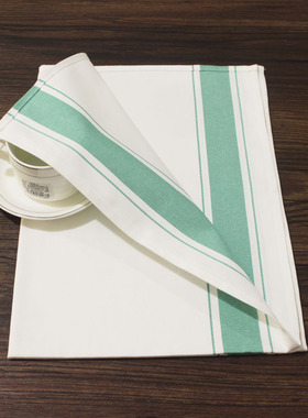 8pcs 35*50cm kitchen washcloth towel  cotton色织纯棉擦盘布