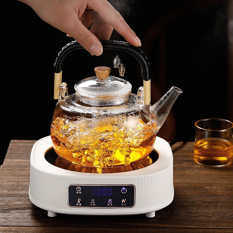 煮茶器煮茶炉电陶炉一体茶具套装茶壶烧水壶小型煮火锅家用玻璃,餐饮具,茶壶,淘宝优惠券,粉丝福利购,淘宝优惠卷
