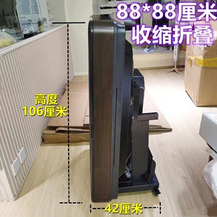 麻将机双折叠小尺寸迷你84旋翼过迷你餐桌电动麻将桌静音粉色山车