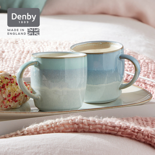 七夕礼物 买2赠礼盒 denby丹碧陶瓷马克杯情侣咖啡杯杯子水杯对杯
