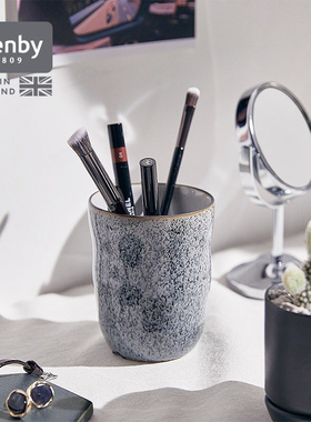 denby丹碧英国进口无柄马克杯陶瓷水杯欧式手握杯子礼物 艺匠灰