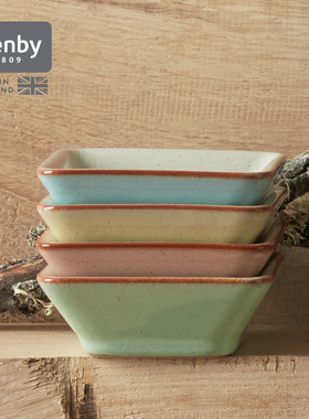 denby丹碧英国进口高级蘸料碟轻奢家用醋碟骨碟圆形方形餐具 典藏