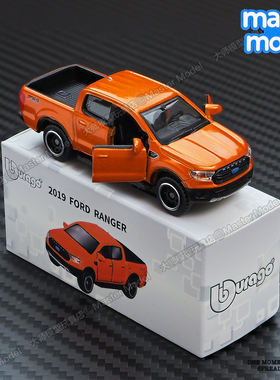 1:72福特Ranger皮卡野马GT跑车正版仿真合金汽车模型潮玩具比美高