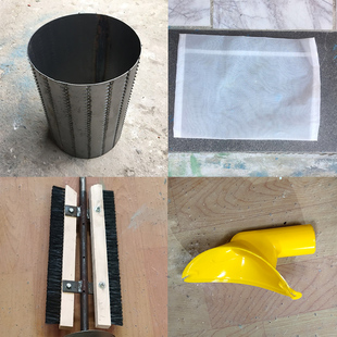 薯类淀粉分离机滚筒刺筒磨浆机刺滚红薯机滤网过滤网刷子毛刷配件