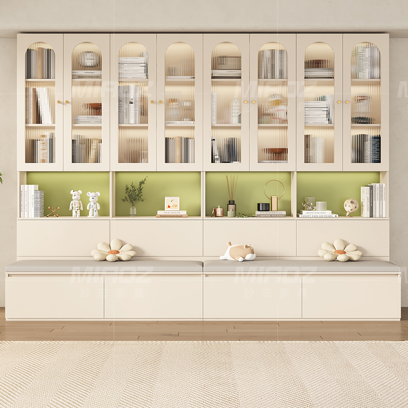 卡座书柜去客厅化储物收纳柜