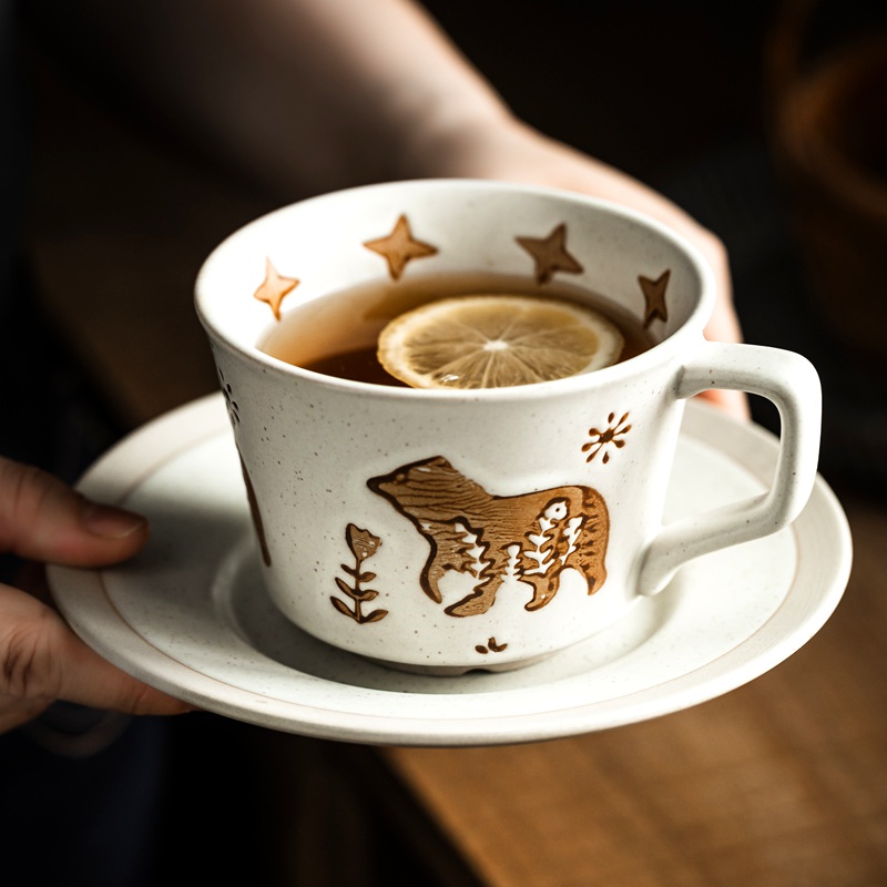 超好看的咖啡杯马克杯女生高颜值