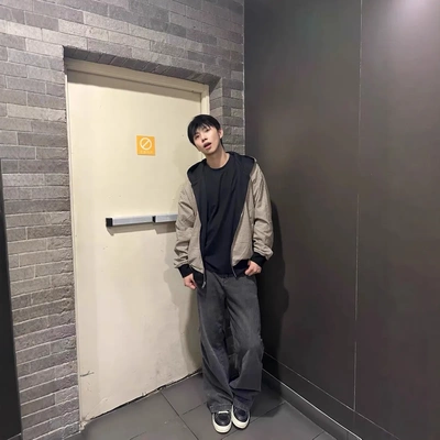 cleanfit双面穿千鸟格拉链连帽卫衣外套男女秋冬宽松复古帽衫上衣