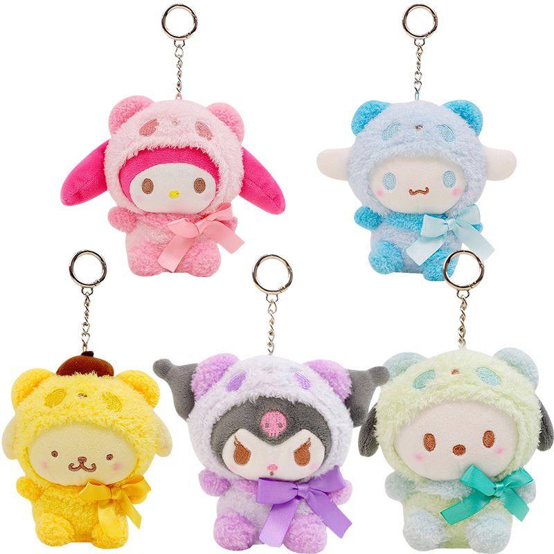10cm Kuromi My Melody KT PC Dog Hello Kitty Keychain An