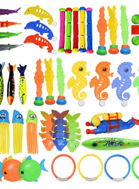 Diving Game Toys Set Swimming Pool Throwing Toy Dive Swim Ri