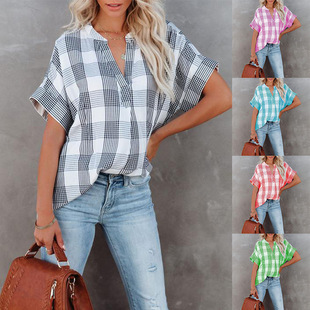 2022 Summer casual shirt women clothes blouse ladies tops 女