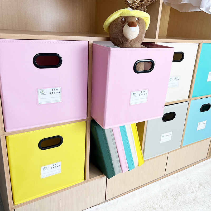学校班级书包柜收纳箱定制尺寸衣橱储物柜布艺可水洗抽屉式折叠盒