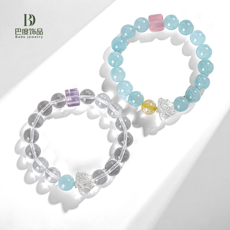 2023新款水晶手链女生学生小众设计感水晶手饰品女友礼物手串