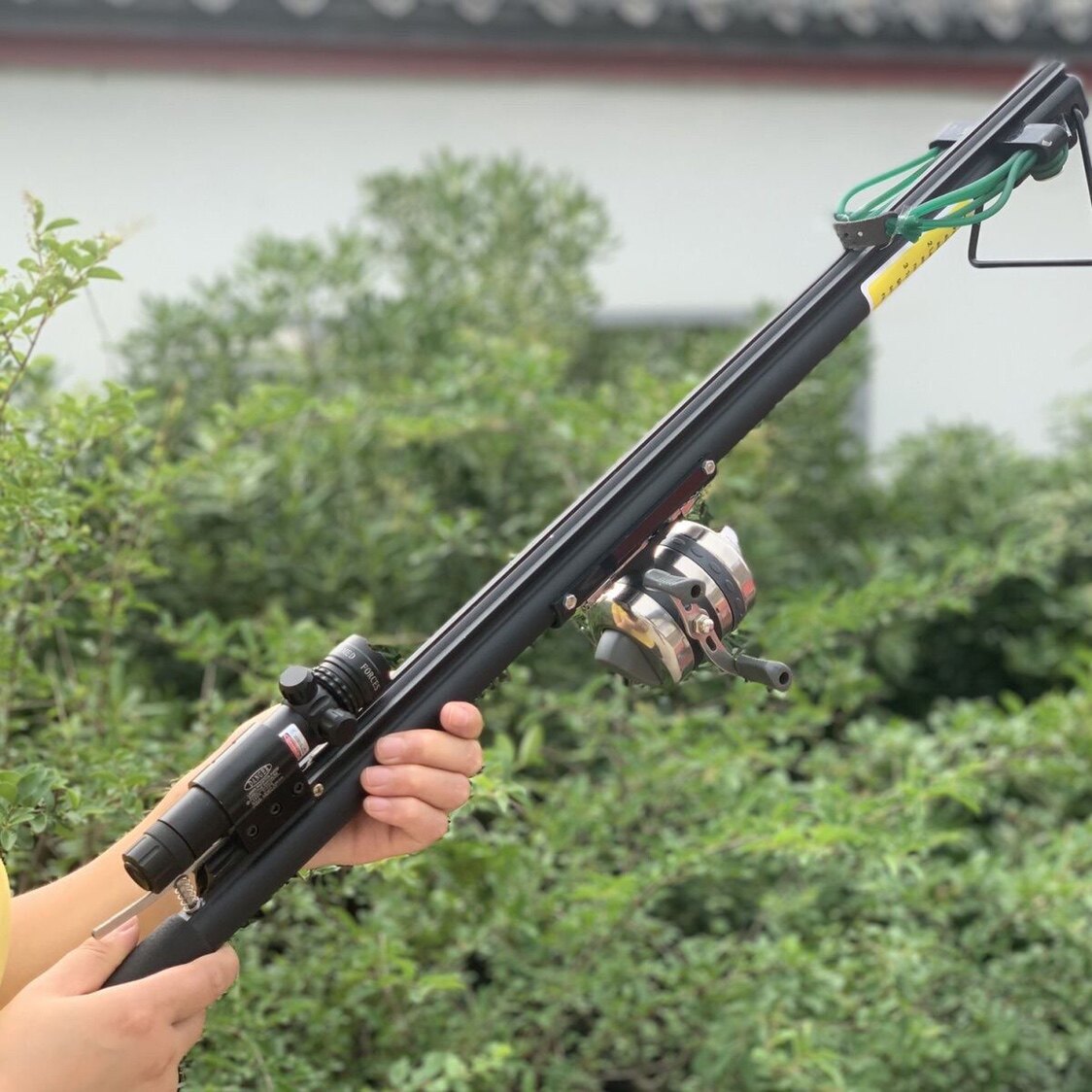 新款升级二代射鱼神器高精度激光打鱼弹弓鱼鳔箭全自动套装远射捕