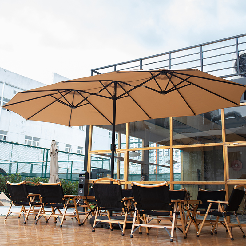 户外小院大伞庭院伞长方形