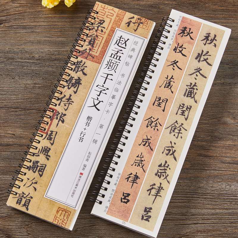 赵孟俯行书楷千字文法毛笔帖
