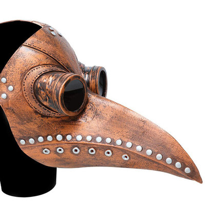 Funny Medieval Steampunk Plague Doctor Bird Mask Latex