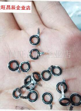 竿顶环日本进口FUJI导环前打杆K改K装磁环盘车鱼杆顶环正品