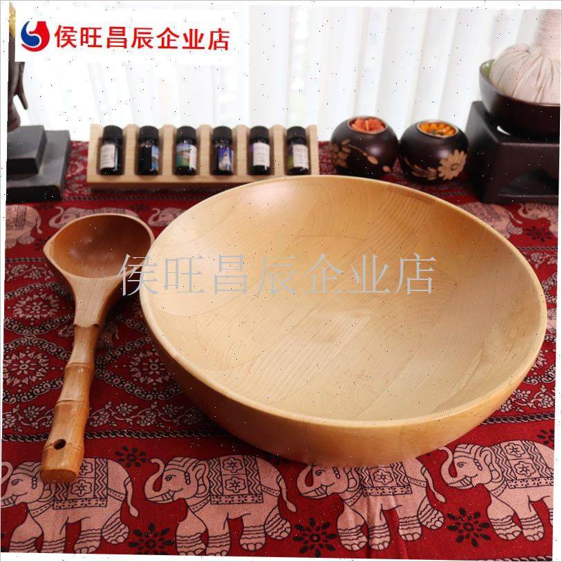 美容院瑜伽cd洗手礼盆按摩专用spa欢迎仪式净洗手礼盆圆形竹制水