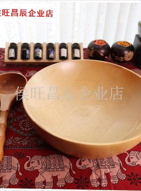 美容院瑜伽cd洗手礼盆按摩专用spa欢迎仪式净洗手礼盆圆形竹制水