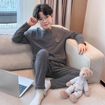 儿童装男睡衣套秋裤2025新
