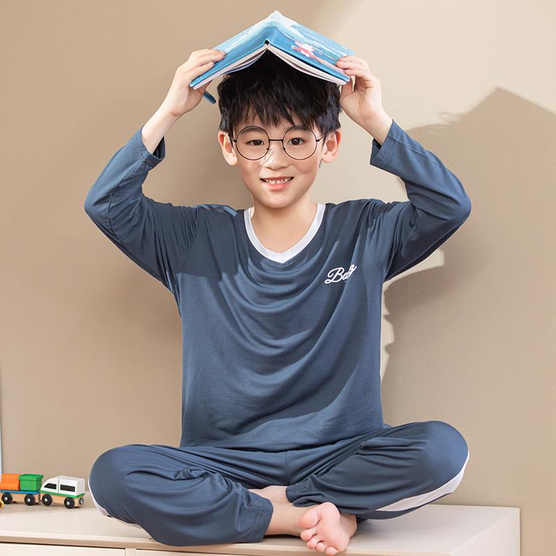 儿童装男睡衣春秋款家居服