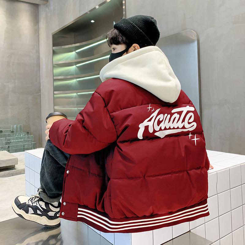 男童棉服冬季2024新款加厚