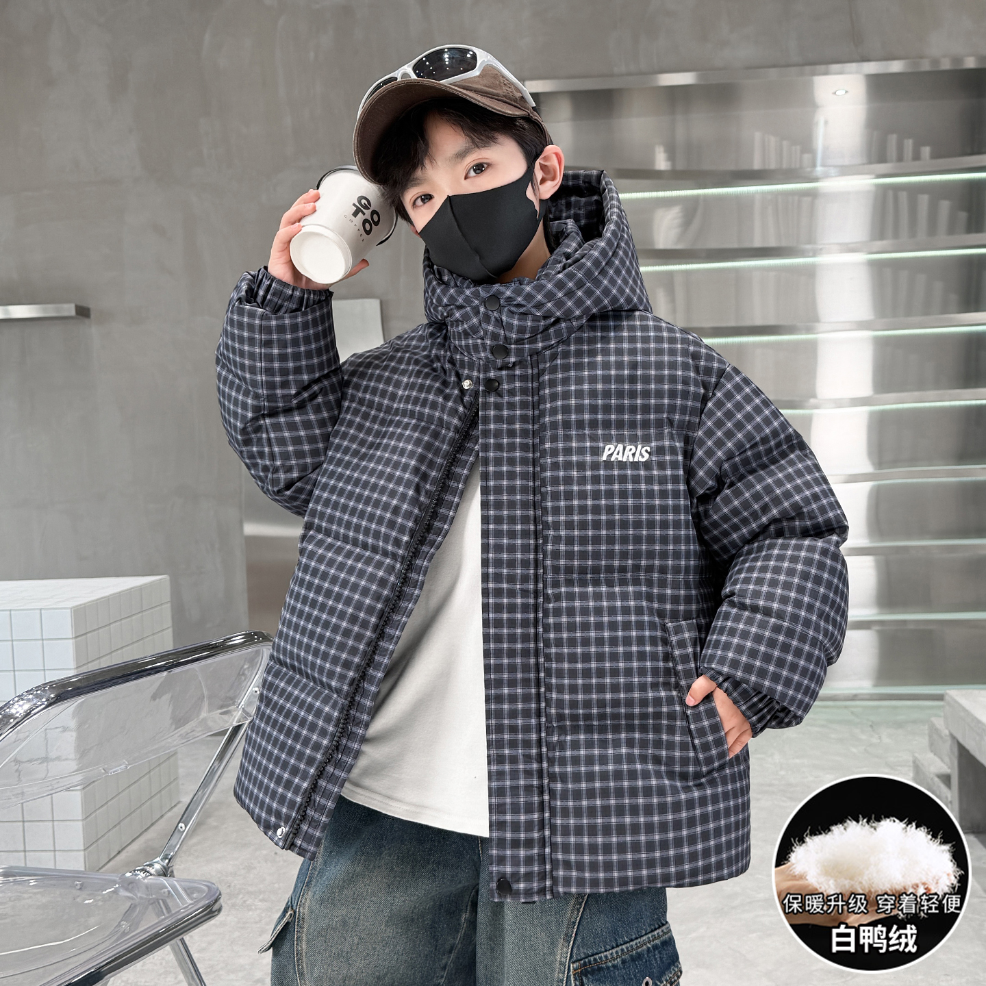 男童冬季羽绒服2025新款儿