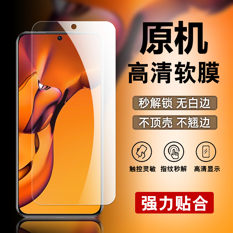 适用华为P50/P50E原装高清软膜