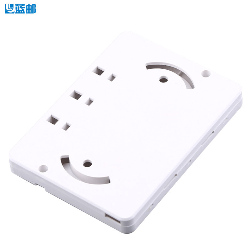 蓝邮方形二进二出光纤保护盒三进三出接续盒光纤储存盘皮线光缆光纤熔接头保护盒热缩管光纤熔接盘护纤盒BH-H