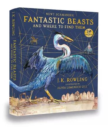 神奇动物在哪里 插图插画版 英文原版 Fantastic Beasts and Where to Find Them Illustrated Edition精装 哈利波特20周年