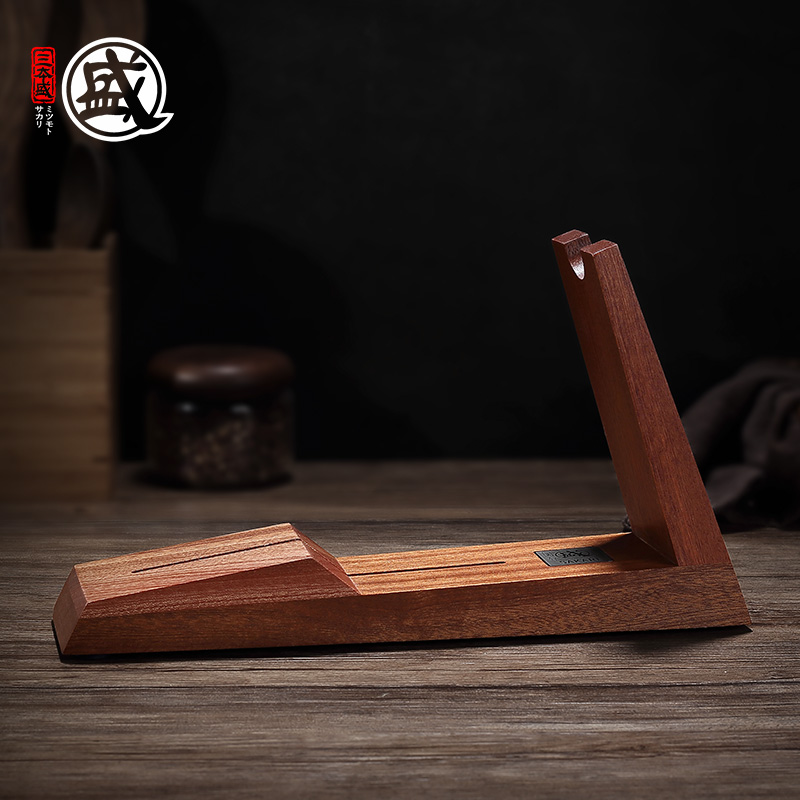 三本盛实木单刀厨房刀架