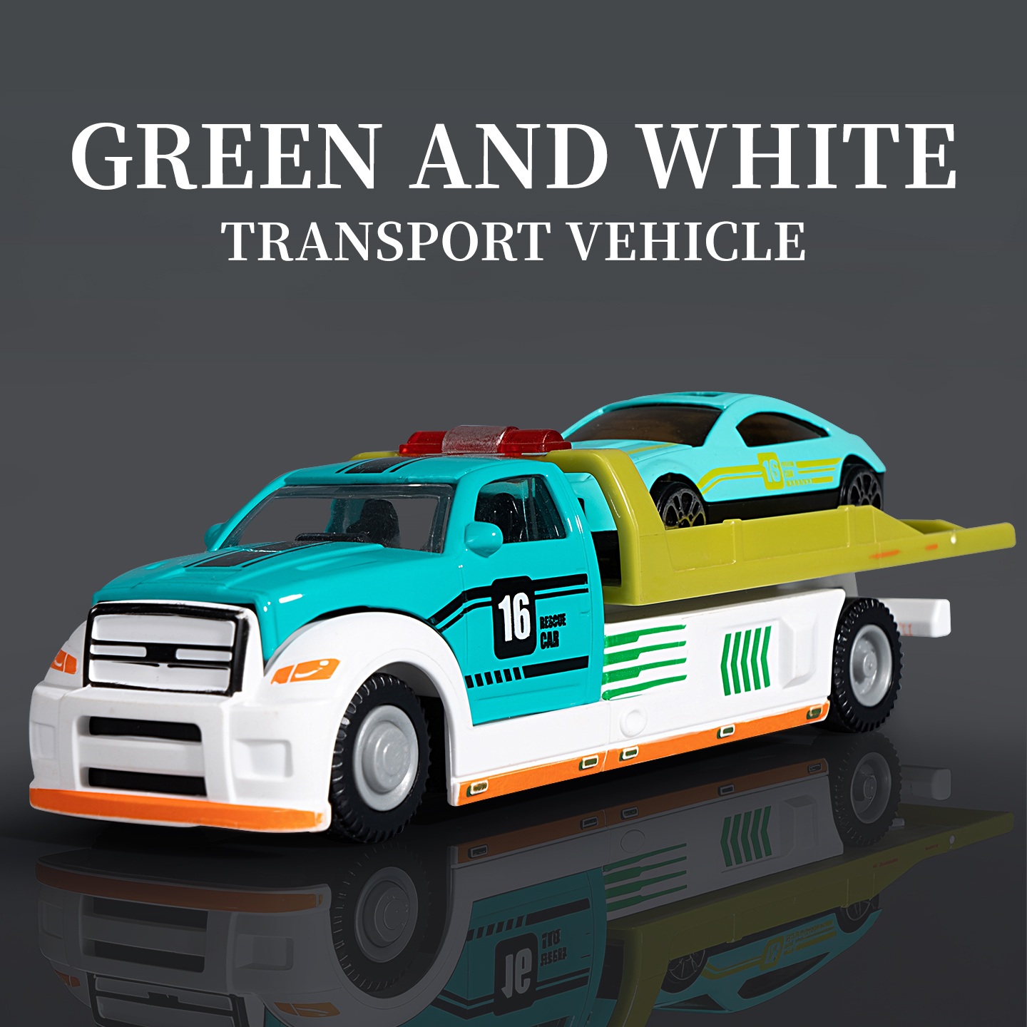 合金拖车玩具救援车男孩仿真车模儿童升降车玩具车金属工程小汽车