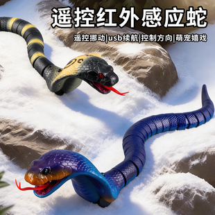 仿真遥控蛇儿童高级黑科技玩具创意整蛊解压神器男孩女孩网红爆款