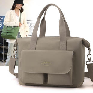 Colorful 轻便手提大容量尼龙斜挎包通勤托特包短途旅行包 Fox新款