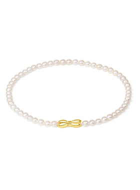 磁吸扣淡水珍珠项链碎金淡水珍珠