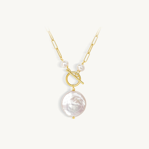 巴洛克珍珠项链女简约高级感ins