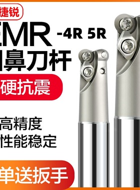 EMR圆鼻铣刀杆数控飞刀杆加工中心R4 R5刀杆1003刀片抗震牛鼻刀杆