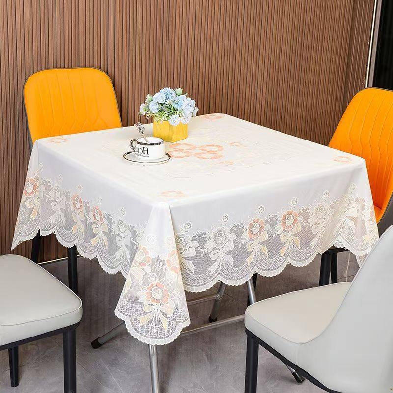 PVC正方形桌布欧式桌面台布防水免洗八仙桌 餐桌布方桌麻将桌盖布,居家布艺,桌布,淘宝优惠券,粉丝福利购,淘宝优惠卷
