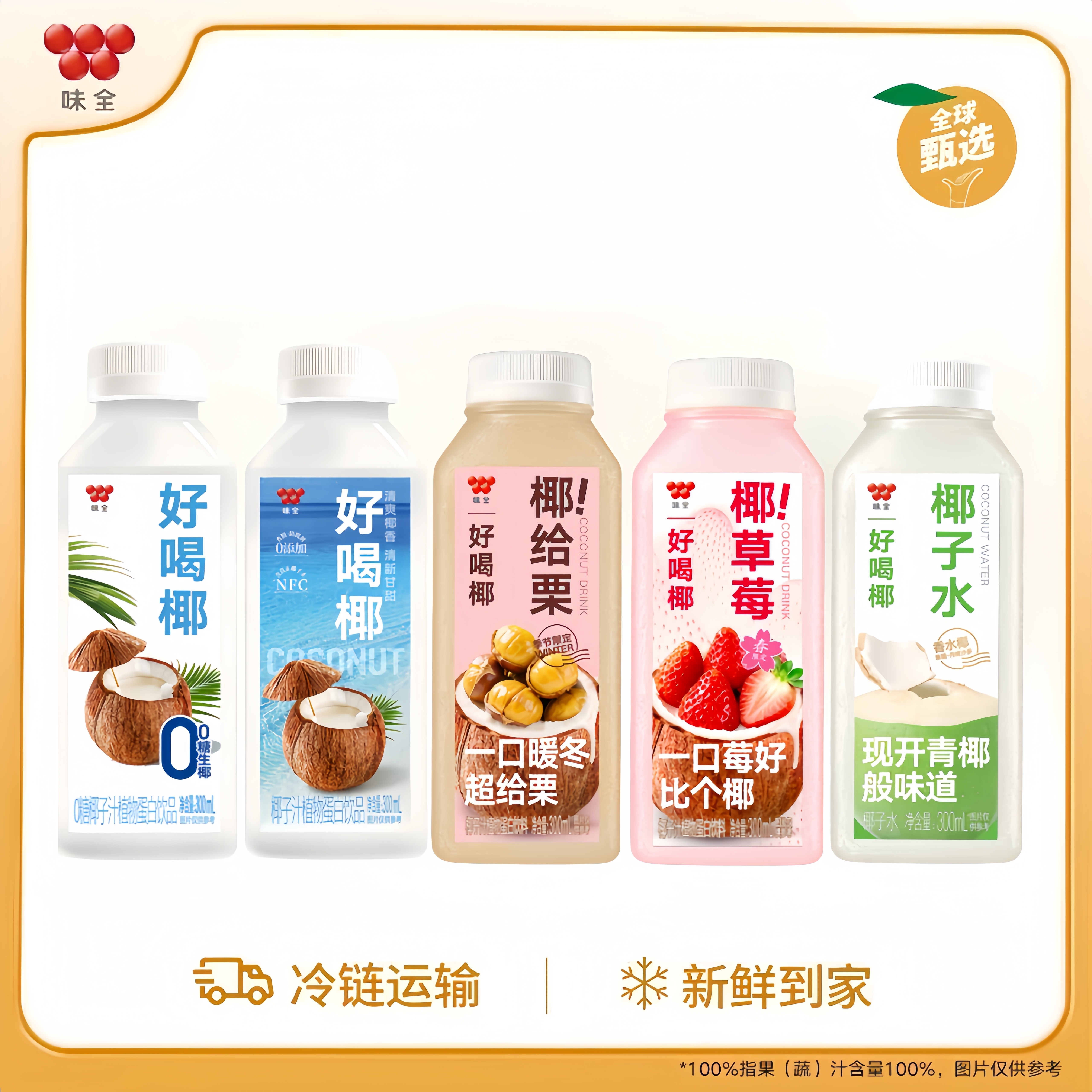 味全好喝椰植物蛋白饮料300ml