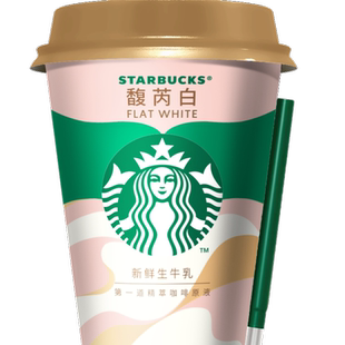 味全星巴克星怡杯即饮咖啡耶耶香草味250ml*6杯组合拿铁咖啡饮料