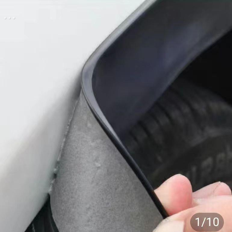 车用加装轮眉防蹭防刮密封条自粘背胶通用防撞条车门装饰条改装