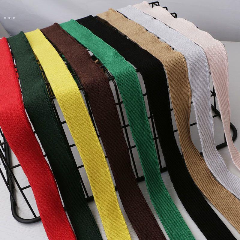 丝光棉罗纹T恤薄螺纹夏秋装圆领心领袖口门襟衣边收口布艺材料