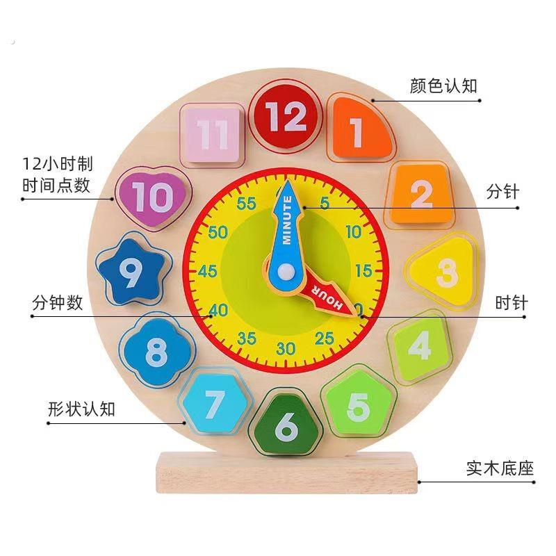 模拟时钟表模型认识时间数字养老院老年人认知症能力评测评估辅具