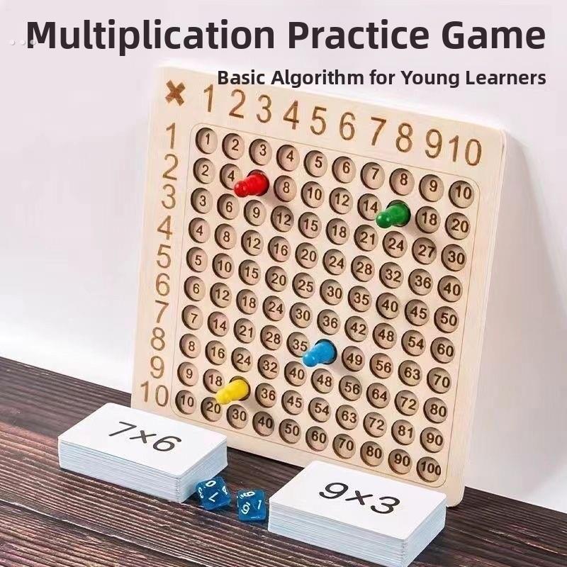 九九乘法表小学生一二三年级背诵神器99口诀数学口算教具玩具桌游