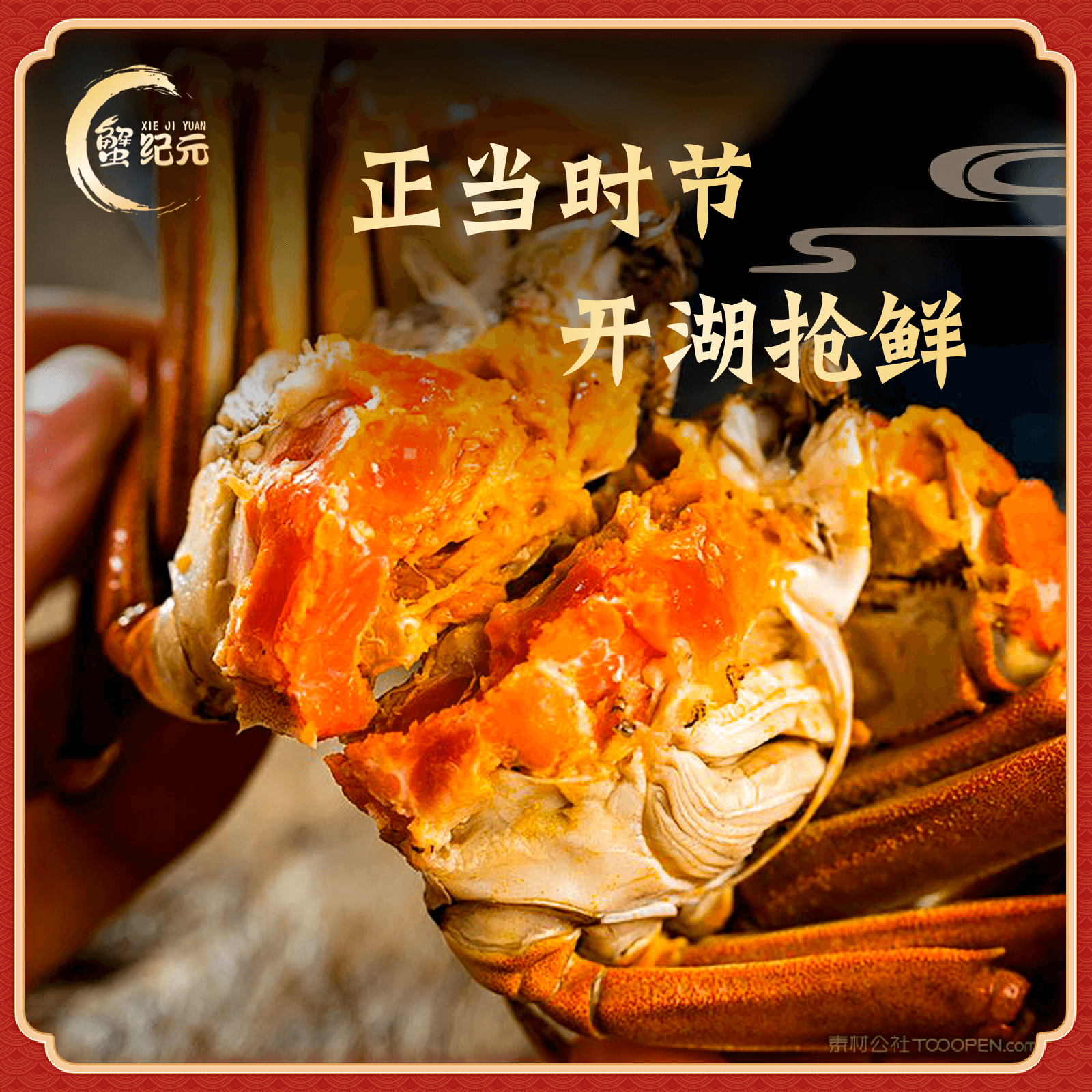 【活蟹】江苏南京固城湖大闸蟹现货螃蟹全母蟹鲜活特大精品蟹送礼