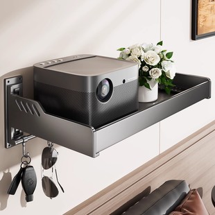 投影仪支架壁挂式靠墙上免打孔床头家用卧室沙发后托盘适用极米坚果小米当贝爱普生小明放置台物架子