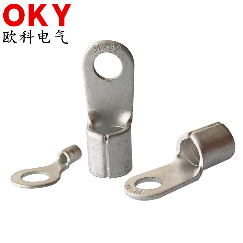 圆形接线端子RNB14-5冷压接线铜线耳14平方出口型16冷压端子国标