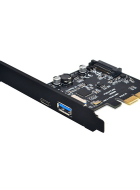 USB3.1扩展卡Type-C正反插ASMedia祥硕A+C 3142转接10Gbps支持MAC